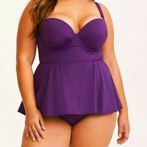 Torrid underwire pushup swimsuit